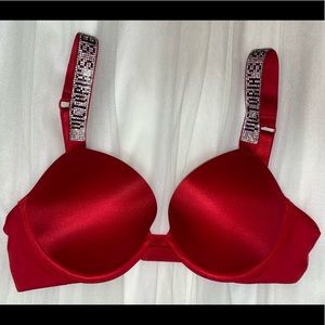 Victoria’s Secret Shine Strap Push Up Bra - size 34B